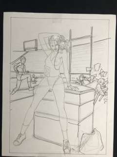 Altuna, Horacio - 1 Original preliminary drawing - In Palestra | Catawiki