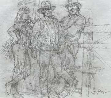 Serpieri, Paolo Eleuteri - 1 Original preliminary drawing - Druuna | Catawiki