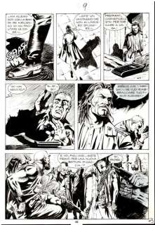 Dotti, Maurizio - 5 Original page - Dampyr #4 - "Notturno in rosso" - 2003