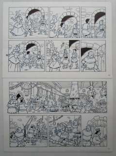 Suske en Wiske - Originele pagina (p.10) - De blikken blutser - 2005 | Catawiki