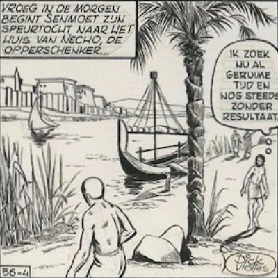 Dick Vlottes - 1 Page d’origine - Senmoet - gesigneerd - (jaren 1960) | Catawiki