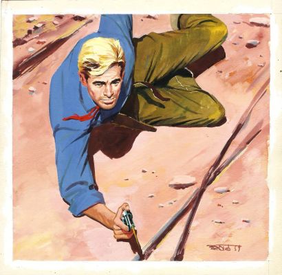 Angel Badía Camps | Original drawing – Oeste – Ángel Badía Camps | Origin Of Comics