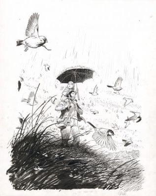 Vincent Mallié | Couverture originale - Panique - Le Grand Mort | Daniel Maghen