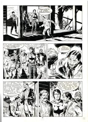 Andreucci, Stefano - 4 Original page - Zagor #330 - "Lo spirito della foresta" - 1993 | Catawiki