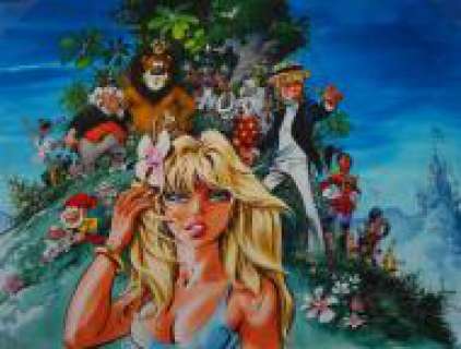 Importante peinture originale d‘OLIVIER RAMEAU par DANY