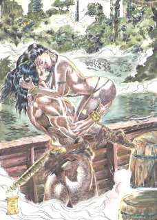 Gene Espy - 1 Art comique original - Conan & Belit - 2019 | Catawiki