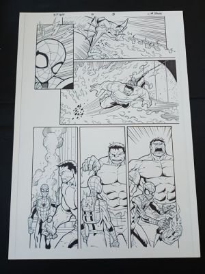 Lim / Poggi - 1 Original page - Spidey