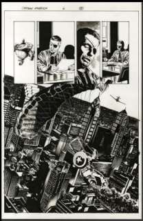 Epting, Steve - CAPTAIN AMERICA (2005) #6 Splash Page | ComicConnect