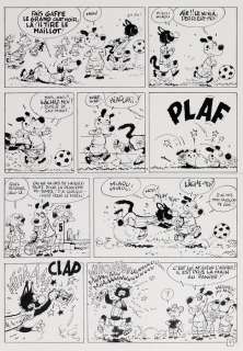 Wasterlain | Ratapoil, planche n°7 Ã  l’encre de Chine de… | Millon