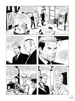 Bonazzi, Germano - 3 Original page - Nathan Never #68 - "Il pianeta rosso" - 1997 | Catawiki