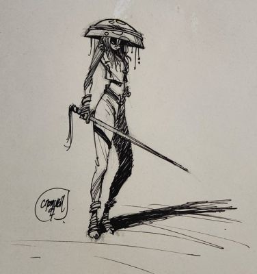 Cromwell - 1 Original drawing - Anita Bomba | Catawiki