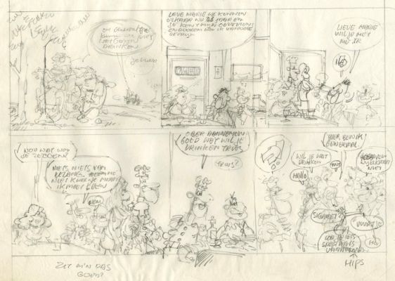 De Smet, Peter - 1 Original preliminary page - voor De Generaal (begin jaren 1970) | Catawiki