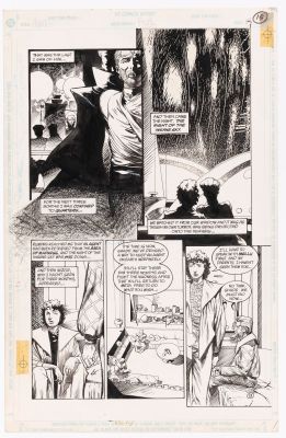 Lot 4 - CHRIS BACHALO SHADE, THE CHANGING MAN VOL. 2 #4 COMIC BOOK PAGE ORIGINAL ART. | Hake’s