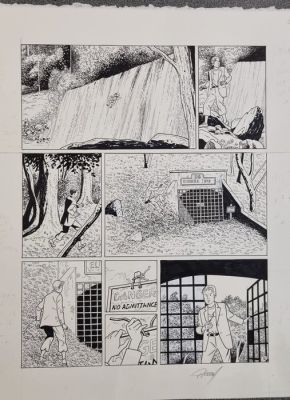 Renaud - 1 Original page - Harry Dickson T12 - La Chambre rouge - 2017 | Catawiki