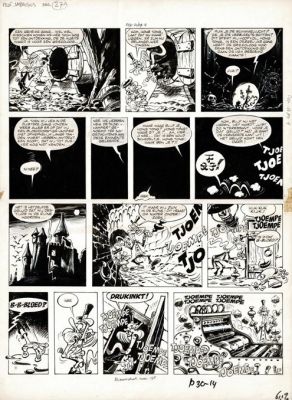 Brugman, Gideon - 1 Original page - Ambrosius - Het spook van de Murdocks - 1972 | Catawiki