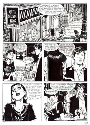 Bigliardo, Daniele - 1 Original page - Dylan Dog #216 - "Il grimorio maledetto" - 2004 | Catawiki