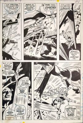 Gene Colan - Original page - Captain America - #134 : They Call Him - Stone-Face!, p. 16 - 1970 | Catawiki