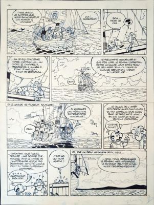 Turk - Original page - Robin Hoed, Robin Dubois - La promenade des Anglais, page 12 - 1981 | Catawiki