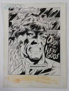 Don Newton Dan Adkins New Gods #14 Original Art | Bruneau & Co. Auctioneers