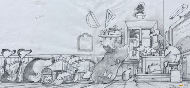 Pillot, Frédéric - 1 Original drawing - Balbuzar - 2000