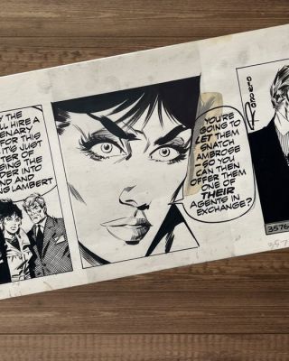 Romero, Enric Badia - Œuvre d’art publiée originale - Modesty Blaise Comic Strip No. 3576 (1974) - Hand Signed | Catawiki