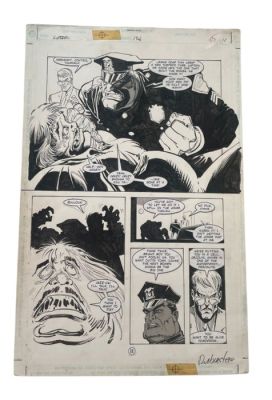 Trevor Von Eden /Joe Rubinstein(firmado) - 1 Original page - Batman - LOTDK(Batman)#106,pg.11 - 1998 | Catawiki