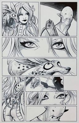 Bianchi, Tommasso - 1 Original page - Barbarella - Tome 2 - The architect of her destiny - 2021 | Catawiki