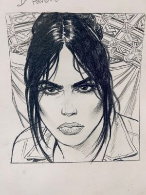 Pavlovic, Boro - 1 Original drawing - El Nino - Portrait de Femmes | Catawiki