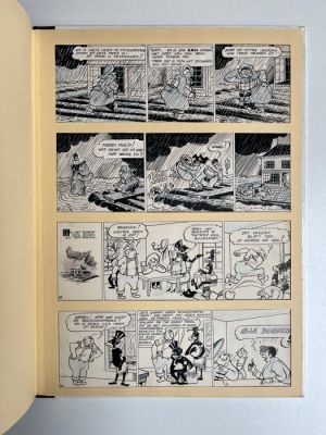 Sleen, Marc - 1 Page originale + album deluxe - Nero 16 - De Ark van Nero - gesigneerd - 1987 | Catawiki