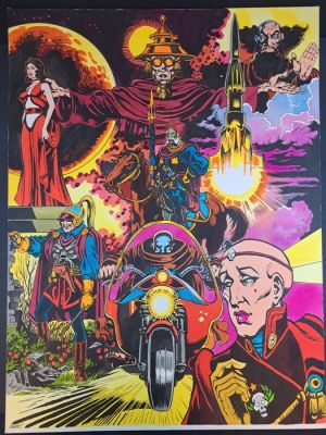 Camarda, Larry - 1 Original colour drawing - I Briganti Tributo a Magnus | Catawiki