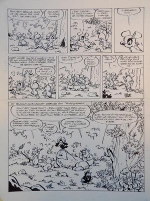 Walli - 1 Original page - Chlorophylle T14 - p.12 - Le Combat des mages - FR + NL tekst - 1988 | Catawiki