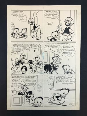 Carpi; Chierchini - 1 Original page - Paperino e il Muro del Riso - Seconda parte | Catawiki