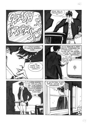 Nicola Mari – Tavola Originale “Dylan Dog #194: La strega di Brentford”, Pagina 45 | Love Original Art
