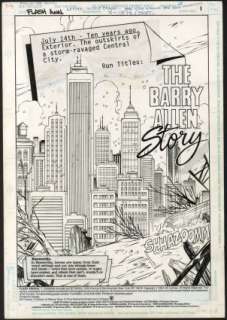 Benes, Ed - FLASH ANNUAL-1987 #7 Title Splash