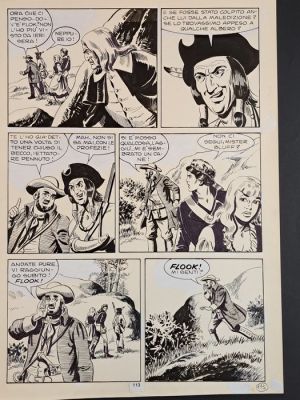 EsseGesse - 1 Original page - Il Comandante Mark - Il Totem dei Cayugas | Catawiki