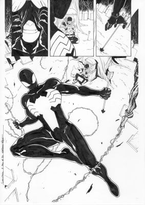 Continue Shopping | GWENPOOL #3 PAGE 20 ORIGINAL PAGE BY STEFANO NESI | Scott’s Collectables