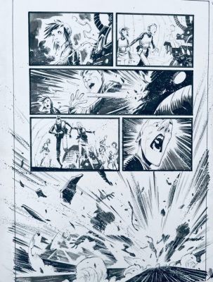 Scalera, Matteo - 1 Original page - Black Science - Extinction is the rule part 4 - 2018