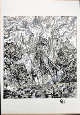 Continue Shopping | OKOYE MARVEL SNAP (VINCENZO RICCARDI ORIGINAL ART) | Scott’s Collectables