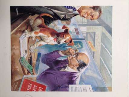 Baraldi, Severino | Original drawing  - (p. 11)  - Famiglia Cristiana no. 1988  - (1990) | Catawiki