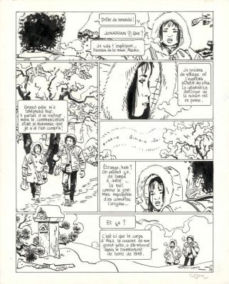 Cosey | Planche originale n°18 - Atsuko - Jonathan | Daniel Maghen