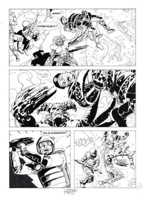 Bonazzi, Germano - 3 Original page - Nathan Never Gigante #5 - "Nemo" - 2000 | Catawiki