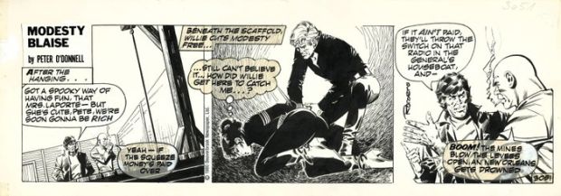 Romero, Enric Badia - 1 Original page - Modesty Blaise - strip #3051 - 1973 | Catawiki