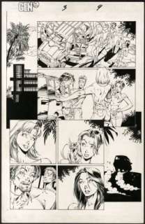Campbell, J. Scott - GEN 13 #3 Interior Page | ComicConnect