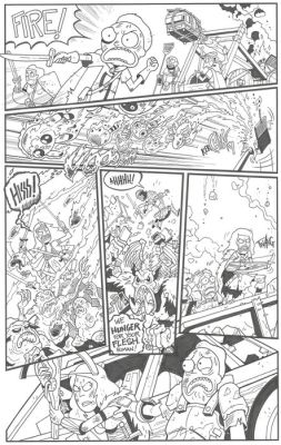 Troy Little - 1 Original page - Rick & Morty - Dungeons & Dragons 2 #4 pg.03 - 2019 | Catawiki
