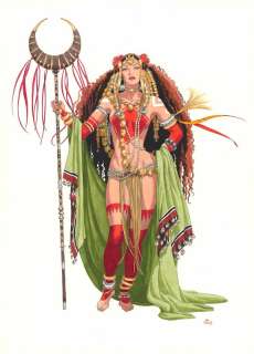 Ana Miralles - Déesse #2. Illustration originale inédite - Djinn