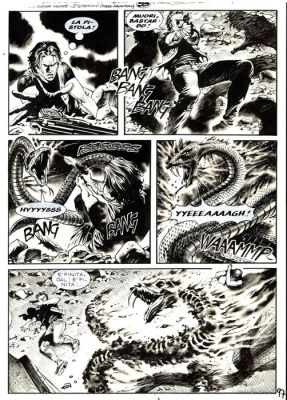 Dotti, Maurizio - 1 Original page - Dampyr #124 - "Nel covo del Maestro" - 2010 | Catawiki