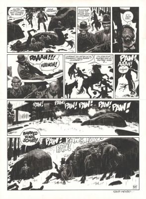 Ralph Meyer | Planche originale n°53 - Mister Prairie - Undertaker | Daniel Maghen