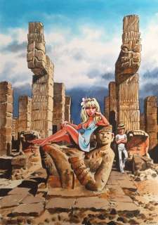 Dany | Original Illustration in colour  - Olivier Rameau and  Colombe Tiredaile | Catawiki