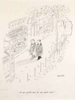 Sempé Jean-Jacques (Né En 1932) | ET QUE FAITES-VOUS DE VOS MOTS USÉS ? | Artcurial