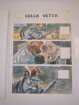 Carnevale, Massimo - 15 Original page - Skorpio - n. 35 storia Completa "Sulla Vetta" - 1995 | Catawiki